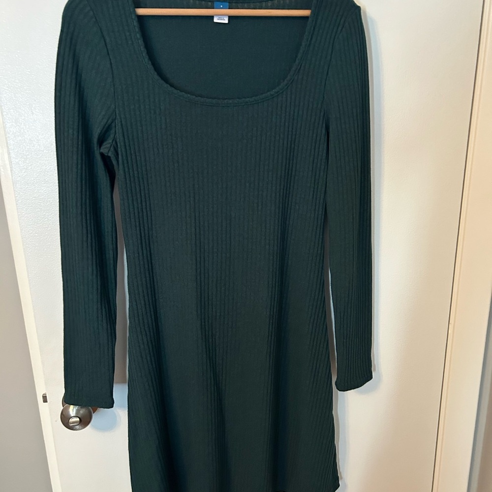 Forest Green Knit Dress